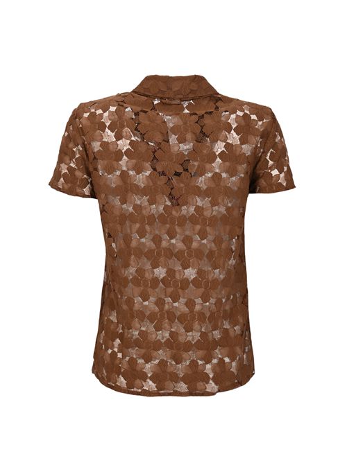 T-shirt MSTVELLO in pizzo Cioccolato MAX MARA STUDIO | 2616941011600002